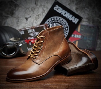 High quality cowboy boots Waterproof winter martin boots men boots