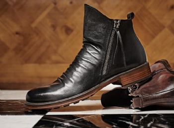 Latest Design Mens Casual Genuine Leather Shoes Fashion Mens Genuine Leather Boots