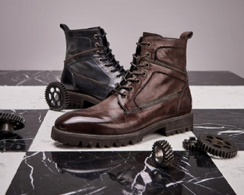 Men Casual deep blue Nubuck Ankle Boots Mens Fashion Shoes Winter Boots