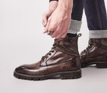 Men Casual deep blue Nubuck Ankle Boots Mens Fashion Shoes Winter Boots