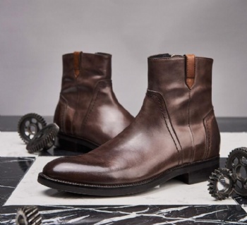Men Casual deep blue Nubuck Ankle Boots Mens Fashion Shoes Winter Bootsfashion men leather boot for men with high qualitynew design fashion men shoes fancy made in china suede material hotsale mens boots