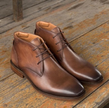 New Design Brand name High Quality Men Leather Boots