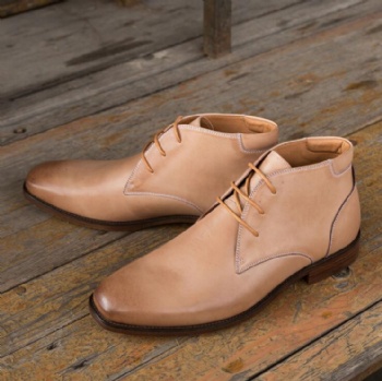 New Design Brand name High Quality Men Leather Boots
