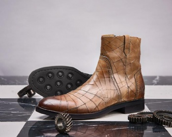 Top Fashion High quality work shoes mens navy casual dress boots fur boot