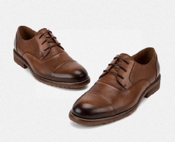 rubber foamed outsole lightweight and comfortable dress shoeslatest design genuine leather upper burgundy lace up men dress shoes