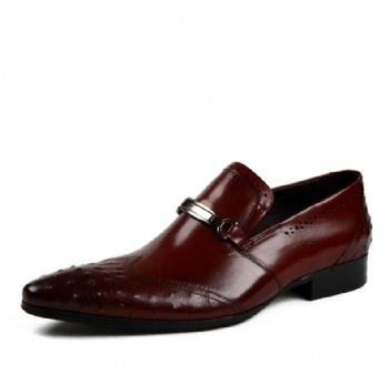 The most comfortable breathable leather lightweight dress shoes men party shoes