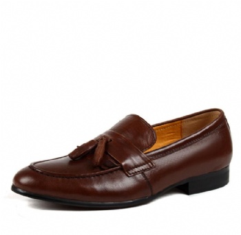 Calf leather dress loafers man dress casual shoe 2019 classic party shoe