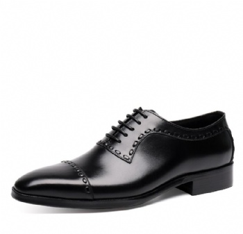 2019 Handmade burnished leather comfort sole mens formal shoes