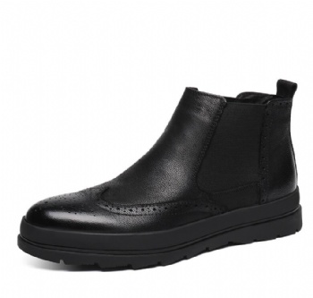 Designer Web High Top Mens Ankle Combat Boots Black winter boot