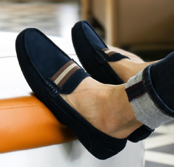 Black genuine soft comfortable calf leather custom made Italian style men business dress shoe, leather shoe for men
