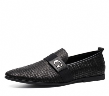 Black genuine soft comfortable calf leather custom made Italian style men business dress shoe, leather shoe for men