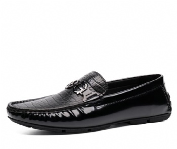 Black genuine soft comfortable calf leather custom made Italian style men business dress shoe, leather shoe for men