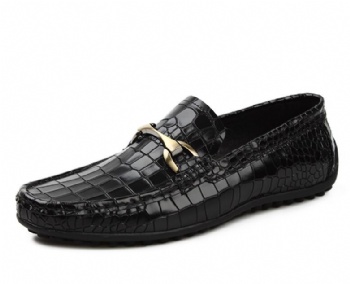 Black genuine soft comfortable calf leather custom made Italian style men business dress shoe, leather shoe for men