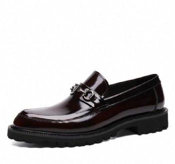 Black genuine soft comfortable calf leather custom made Italian style men business dress shoe, leather shoe for men