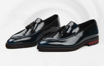 comfortable breathable lightweight dress shoes BLUE loafer oem shoes