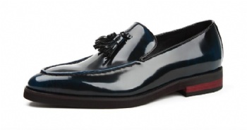 comfortable breathable lightweight dress shoes BLUE loafer oem shoes