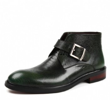 fashion Winter camouflage green suede leather fashion Leisure work boot