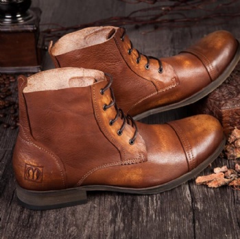 fashion Winter camouflage green suede leather fashion Leisure work boot