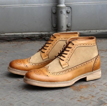 fashion Winter camouflage green suede leather fashion Leisure work boot