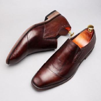 comfortable breathable lightweight dress shoes BLUE loafer oem shoes