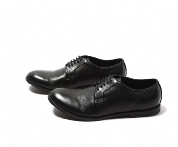 Black genuine soft comfortable calf leather custom made Italian style men business dress shoe, leather shoe for men