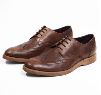 Black genuine soft comfortable calf leather custom made Italian style men business dress shoe, leather shoe for men