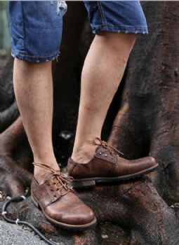 Black genuine soft comfortable calf leather custom made Italian style men business dress shoe, leather shoe for men