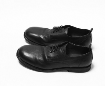 Black genuine soft comfortable calf leather custom made Italian style men business dress shoe, leather shoe for men