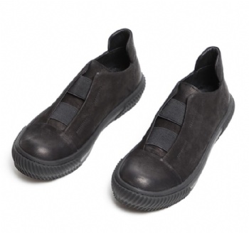 Black genuine soft comfortable calf leather custom made Italian style men business dress shoe, leather shoe for men