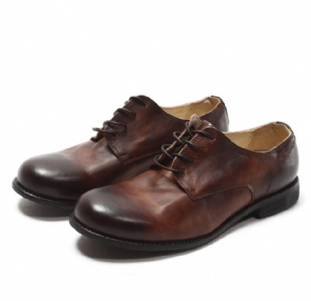Black genuine soft comfortable calf leather custom made Italian style men business dress shoe, leather shoe for men