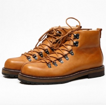 fashion Winter camouflage green suede leather fashion Leisure work boot