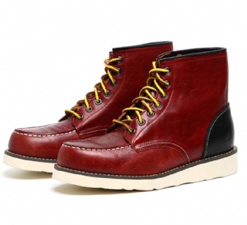 fashion Winter camouflage green suede leather fashion Leisure work boot
