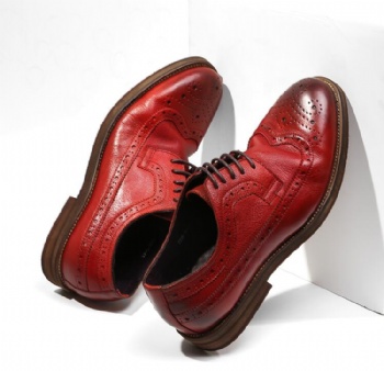 Black genuine soft comfortable calf leather custom made Italian style men business dress shoe, leather shoe for men