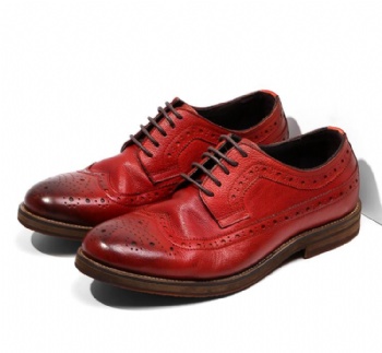 Black genuine soft comfortable calf leather custom made Italian style men business dress shoe, leather shoe for men