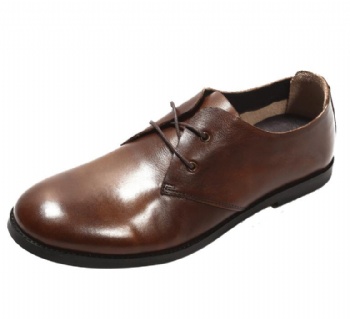 Black genuine soft comfortable calf leather custom made Italian style men business dress shoe, leather shoe for men