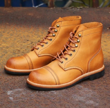 fashion Winter camouflage green suede leather fashion Leisure work boot
