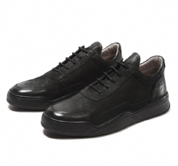 Black genuine soft comfortable calf leather custom made Italian style men business dress shoe, leather shoe for men