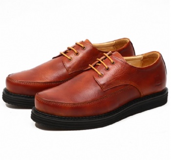 Black genuine soft comfortable calf leather custom made Italian style men business dress shoe, leather shoe for men