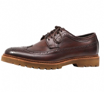 Black genuine soft comfortable calf leather custom made Italian style men business dress shoe, leather shoe for men