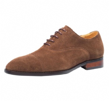 Black genuine soft comfortable calf leather custom made Italian style men business dress shoe, leather shoe for men