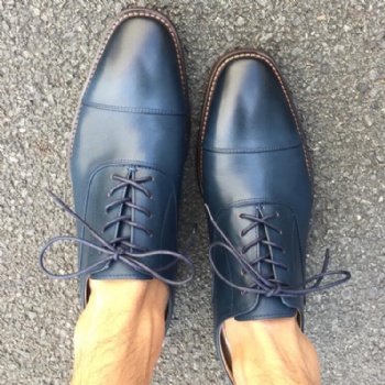 comfortable breathable lightweight dress shoes BLUE loafer oem shoes