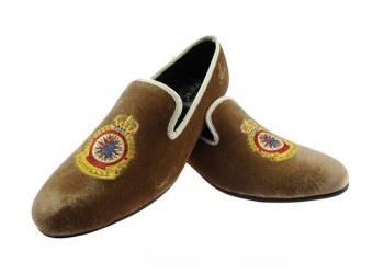 Luxury Mens Velvet Loafers Velvet Upper - Genuine Leather Type Round Toe Shape