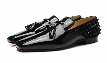 Luxury Mens Velvet Loafers Velvet Upper - Genuine Leather Type Round Toe Shape