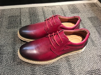 Black genuine soft comfortable calf leather custom made Italian style men business dress shoe, leather shoe for men