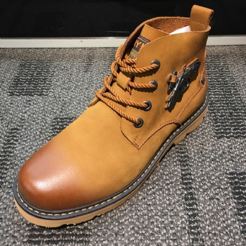 fashion Winter camouflage green suede leather fashion Leisure work boot
