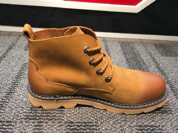 fashion Winter camouflage green suede leather fashion Leisure work boot