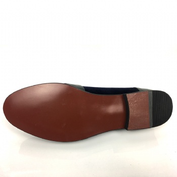 Black genuine soft comfortable calf leather custom made Italian style men business dress shoe, leather shoe for men