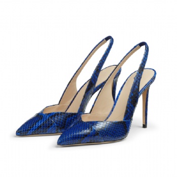 Snakeskin pattern sandals