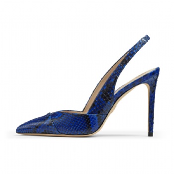 Snakeskin pattern sandals