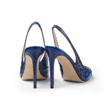 Snakeskin pattern sandals